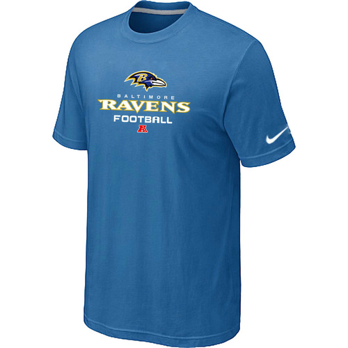 Nike Baltimore Ravens Critical Victory NFL T-Shirt - Light Blue